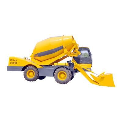 Factory Supply Hy400 Self-Loading Concrete Mixer with 4cbm Drum for Sale