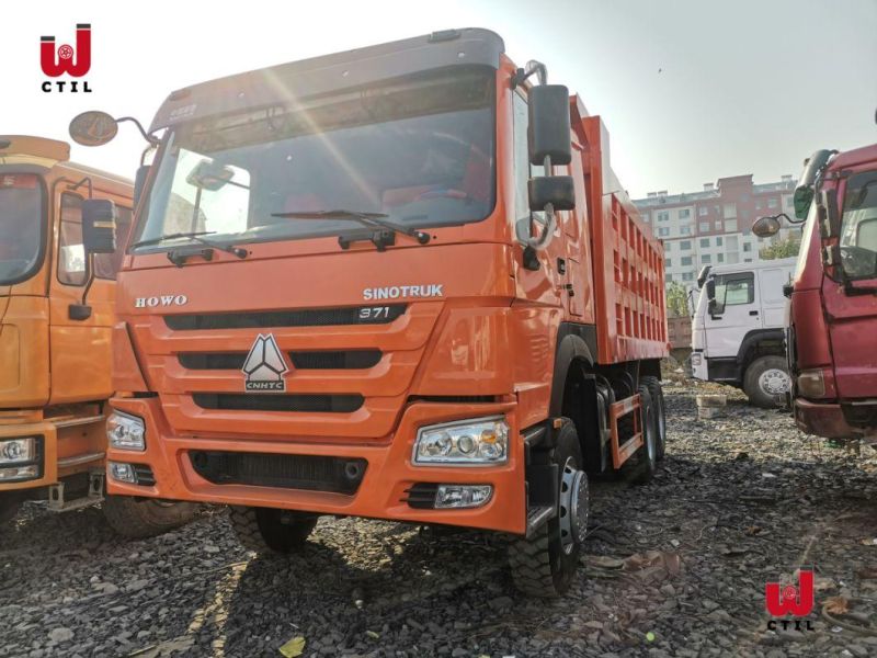 Used HOWO Dump Truck 10 Tyres 371HP 40tons Excellent Condition Use for Africa