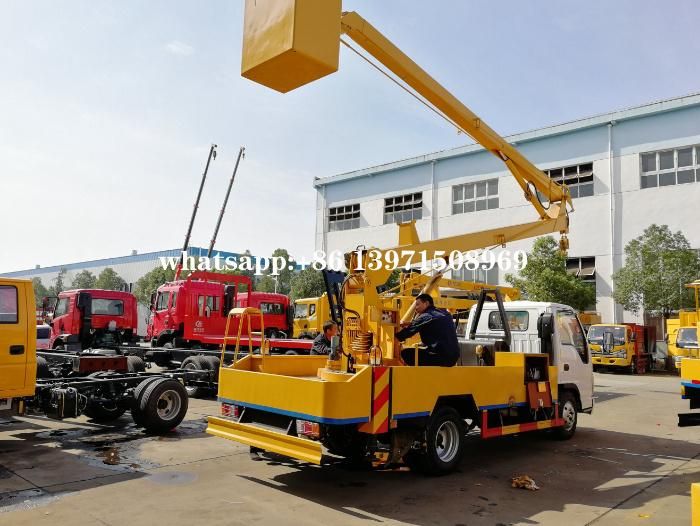 China 18m 20m 22m 24m 26m Insulation Aerial Working Platform Trucks High Altitude Operational Bucket Boom Truck