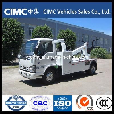 China Isuzu Npr 4tons 4X4 4X2 Light Road Wrecker Tow Truck