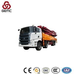 Manual 43m 58m 62m Vertical Reach Concrete Mixer Pump Truck