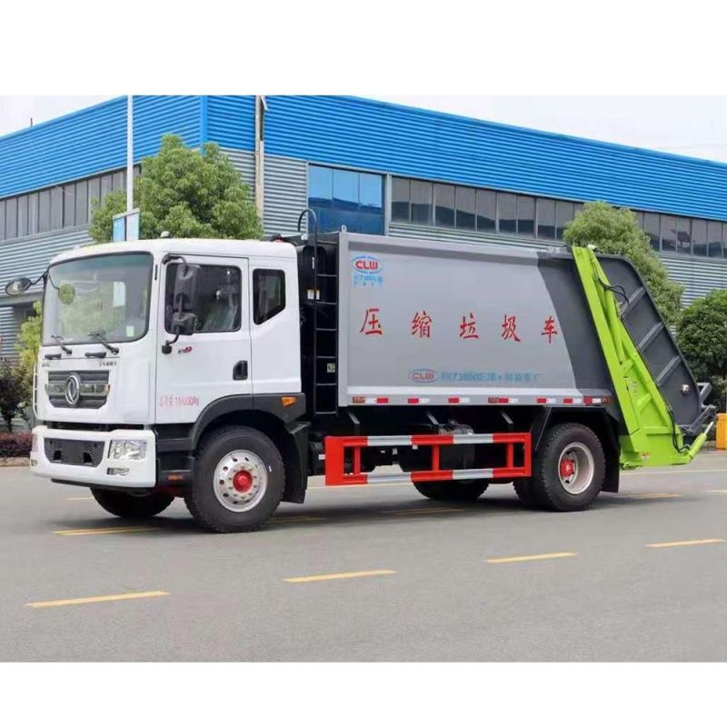 Dongfeng Garbage Compactor Truck Compact 12cbm Garbage Compactor Truck Compact Truck