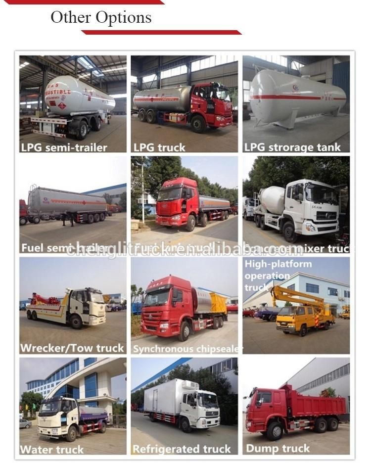 Dongfeng 4X2 5cbm 90HP Vacuum Sewage Suction Truck