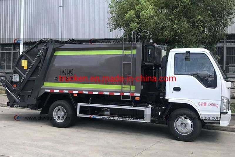 Japan Small 4X2 4m3 5m3 Waste Collection Truck 6m3 Compressed Garbage Refuse Compactor Truck for Sale