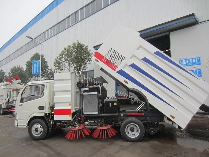 Dongfeng 8m3 9m3 Vacuum Road Sweeper Truck with Snow Shovel