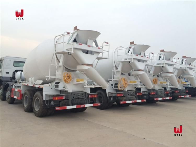 HOWO 8X4 Rear Discharging Cement Concrete Mixer Truck HOWO Truck Price