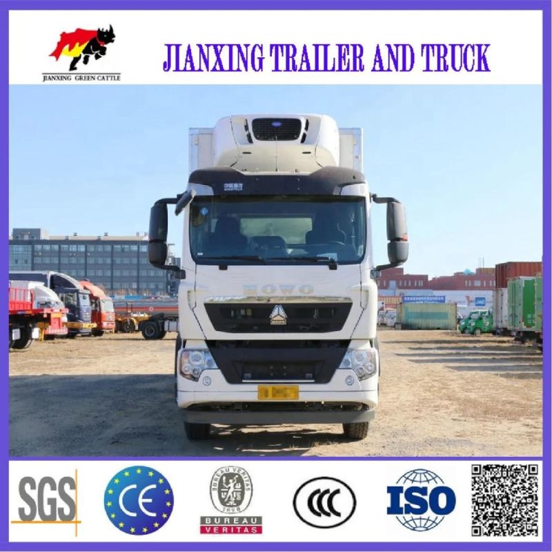 HOWO Dongfeng 6X4 Heavy Duty Refrigerated Trucks 10 Wheel Freezer Cooling Van Box Truck for Seafood Transport