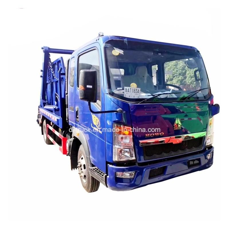 Good Quality HOWO 4X2 Swing Arm Garbage Truck