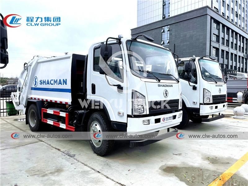 Shacman X9 8000liters 8-10cbm Compactor Garbage Truck Trash Collection Truck Waste Removal Truck for Sanitation Services