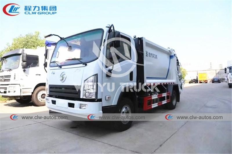 Shacman L3000 8000liters 8cbm 4X2 Compactor Garbage Truck Trash Collection Truck Garbage Removal Truck for Sanitation Services