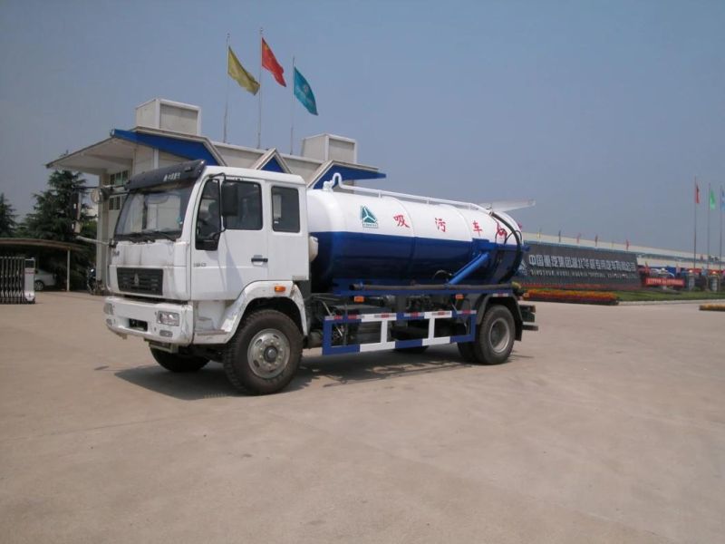 8 Cbm Euro IV Suction Sewage Truck 4X2 Sewage Truck