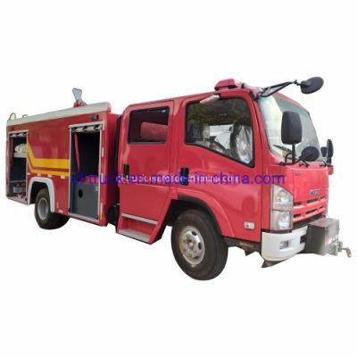 Good Quality Isuzu 700p 3m3 4m3 5m3 Euro 4 190HP Fire Truck Manufacturers