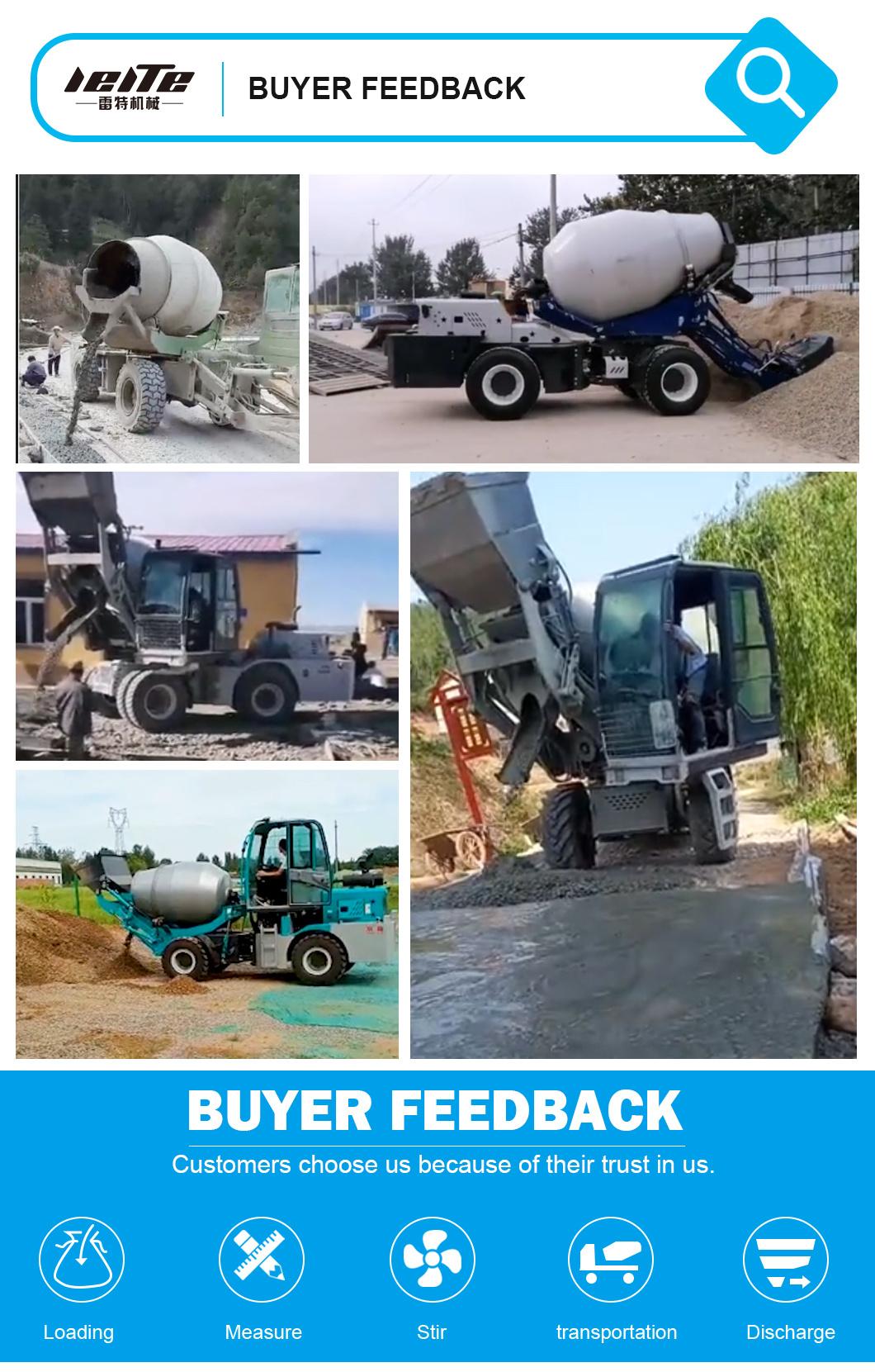 Wholesale Mini Concrete Mixer Trucks Manufacturer Mobile Self Loading Concrete Mixer Price