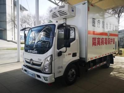 Foton 6 Wheels Small 5tons Garbage Medical Waste Transfer Truck