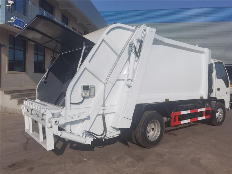 Isuzu 600p Compactor Garbage Truck for Sale 4m3 5m3 6m3