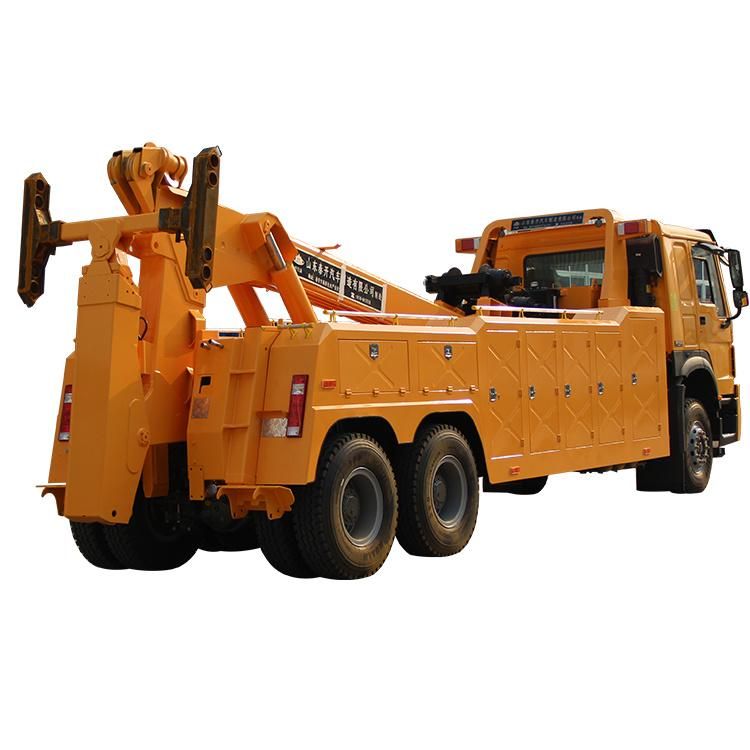 HOWO 6*4 Diesel Fuel Type Towing Truck Equipment Tow Wrecker Truck