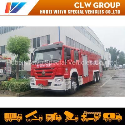 Sinotruk HOWO 6X4 371HP Fire Rescue Water and Foam Tank Truck Fire Fighting Truck Emergency Fire Engine Fire Pumper Trucks