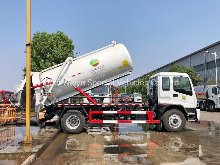 10cbm 10, 000 Liters Janpanese Brand Sewage Suction Truck High-Press Vacuum Pump for Waste Water Clean Transportation