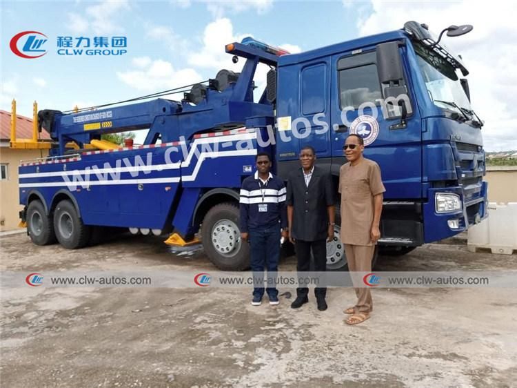 Sinotruck HOWO 6X6 371HP 20 Tons 30 Tons All Wheel Drive off Road Wrecker Truck Emergency Recovery Wrecker Truck