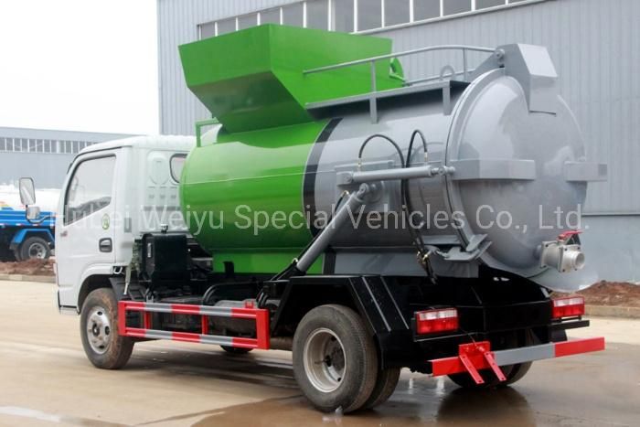 Dongfeng 5m3/5cbm/5000liters Trashmaster Kitchen Garbage Refuse Collector Truck