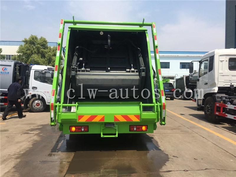 Dongfeng Tianjin DFAC 10-14cbm Garbage Compactor Truck Compressed Garbage Collecation Trucks