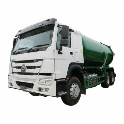 HOWO 6X4 High Vacuum Sewage and Waste Water Suction Trucks for 18m3 20m3 16m3