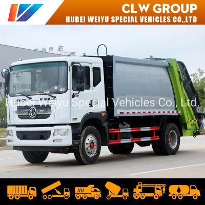China Dongfeng 6*4 190HP Left Right Hand Drive 10cbm Garbage Refuse Compactor Truck for Waste Transport