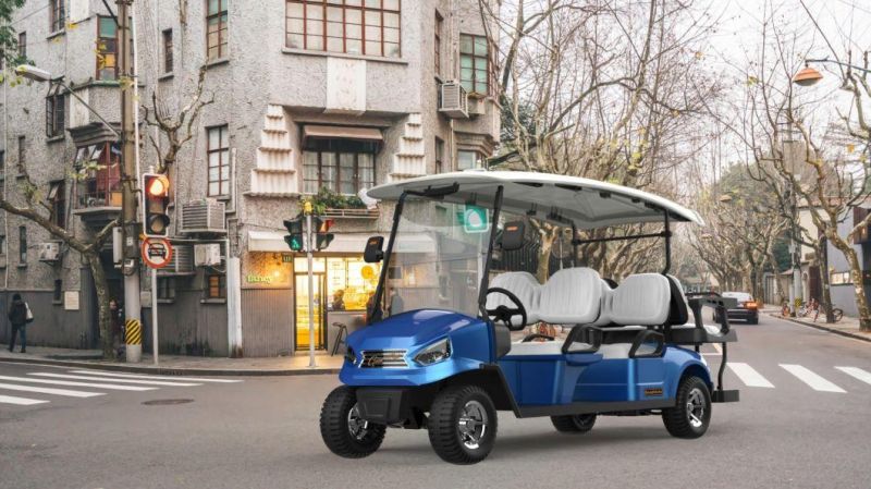 Low Speed Electrical Vehicle Sightseeing Club Cart Classic Electric Golf Car with CE