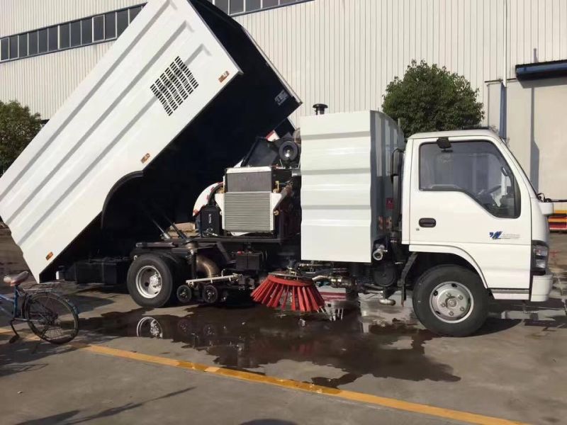 Dongfeng 4000L Dustbin Street Sweeper Truck Road Cleaning Truck