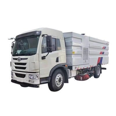 FAW Road High Pressure Washing Sweeper Street Cleaning Truck