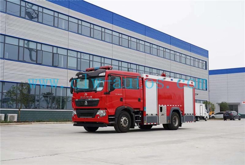 Sinotruk HOWO 4X2 8cbm 8000liters Foam Tank Fire Fighting Truck Fire Engine Fire Pumper Truck Fire Fighter Trucks