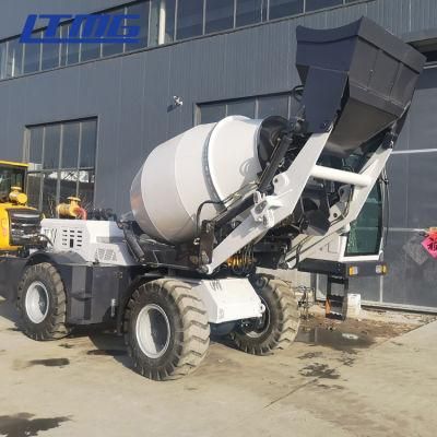 Diesel New Ltmg China with Lift Self Loading Swing Drum Truck Mixer Concrete Machine