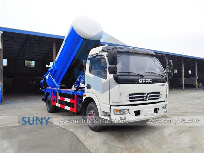 Mini DFAC 5000 Liters Vacuum Sewage Pump Tank Truck