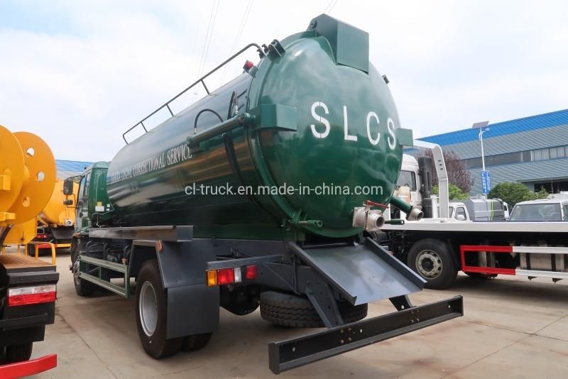 Japan Brand 6X4 10cbm 12cbm Vacuum Suction Sewer Cleaning Sewage Tanker Truck for Sale