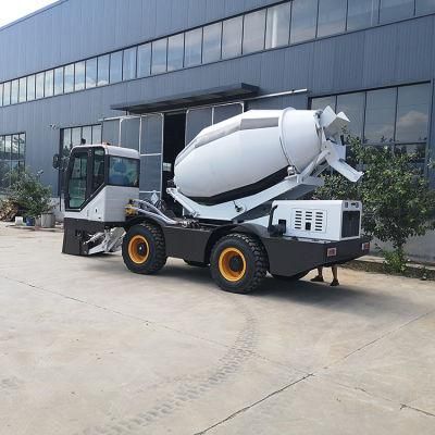 China Self Loading with Swing Drum Mini Concrete Mixer Trucks