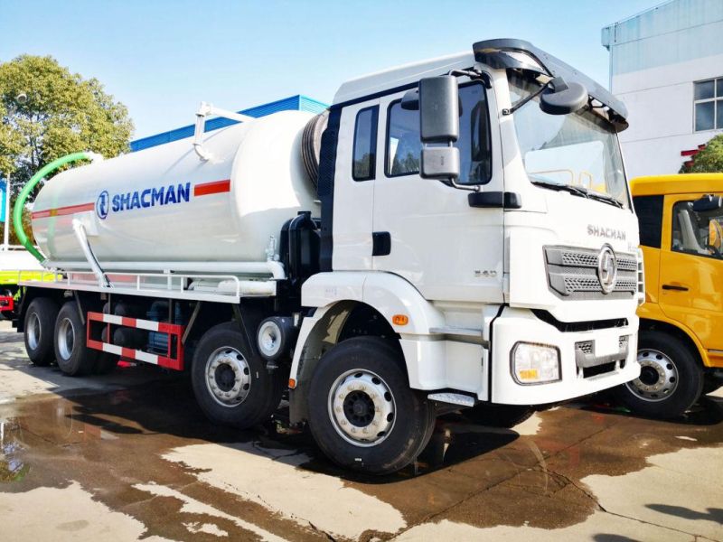 Shacman H3000 6X4 18cu. M Vacuum Sludge Trucks 20cubic Meter Sewage Suction Truck 20000L Waste Sewer Vacuum Truck Price