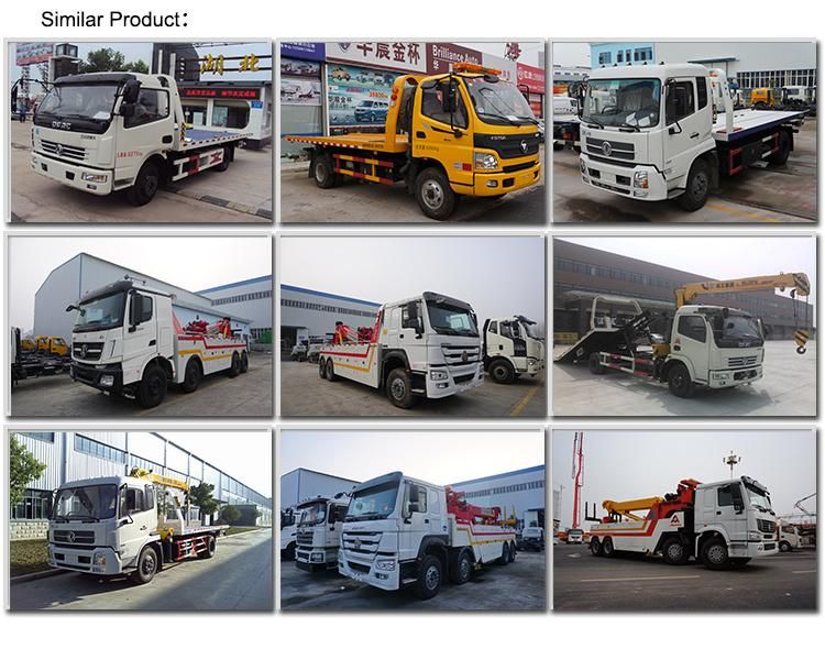Japanese 1suzu Npr 5tons Wrecker Recovery Truck Flatbed Tow Truck