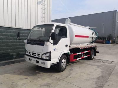 3000L-5000L I-Suzu 600p 3m3 4m3 3000 Litres 3tons 3000L Vacuum Sewage Suction Truck