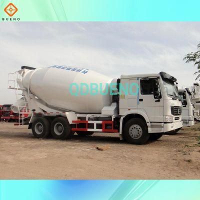 8cbm Euro2 HOWO Sinotruck 8*4 380HP LHD Concrete Mixer Truck