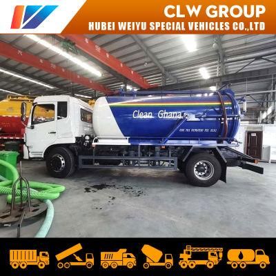 China 10tons Dongfeng 10cbm Sewage Suction Truck Sewer Cleaning Truck for Africa Market