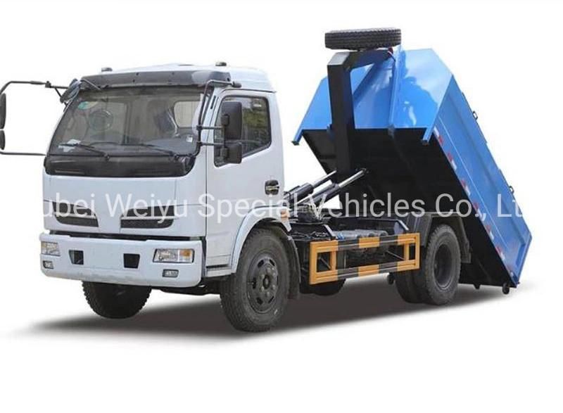 Sinotruk HOWO 4X2 Hook Arm Roll off Garbage Truck for Container Loader 4cbm-10cbm