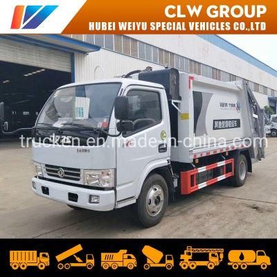 Dongfeng 4X2 6cbm Waste Management Garbage Compactor Truck Refuse Collection Vehicle