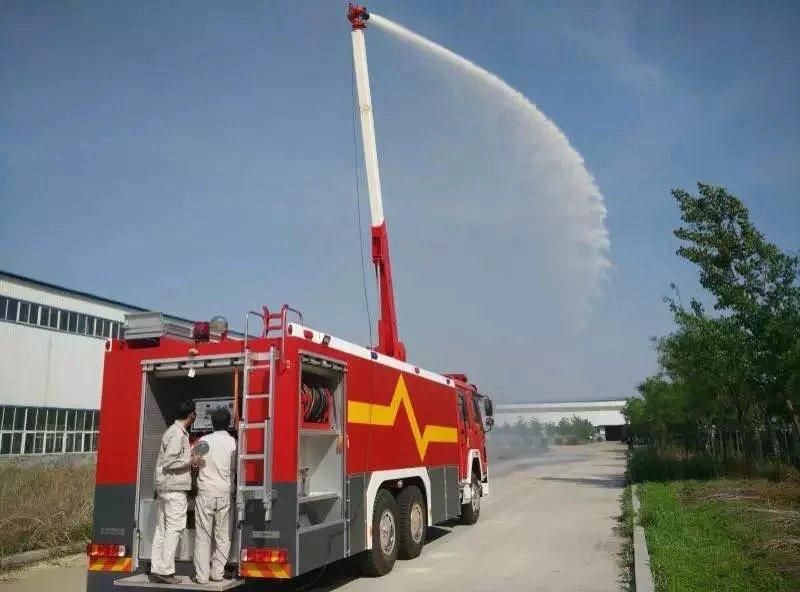 Fire Truck Isuzu HOWO Fire Fighting Truck Water Foam Powder Tank Fire Engine Truck with Haigh Quality