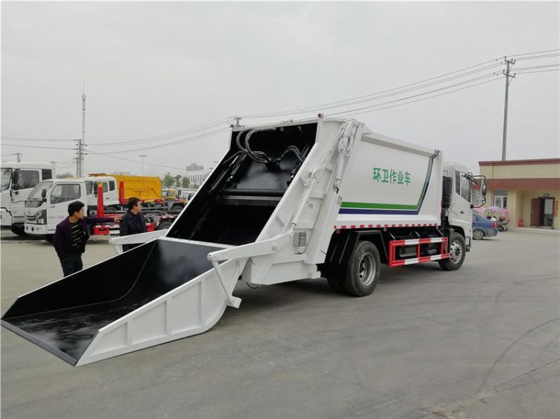 Fully Hermetical Type 10 to 12m3 Compressed Garbage Truck
