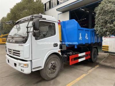 Dongfeng 4X2 Small 4 Ton 4m3 4000 Litres 4 Cubic Hook Lift Garbage Bin Truck