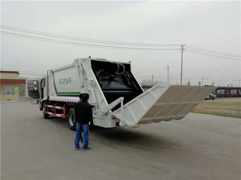 10-12cbm Trash Compactor Garbage Collector Truck for Sale