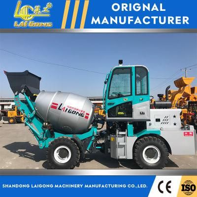 Lgcm 1.5 Laigong Meters Self Loading Mobile Concrete Mixer Truck
