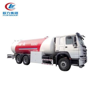 Sinotruk 10mt Propane Gas Tank Truck Refill Cooking Gas Cylinders