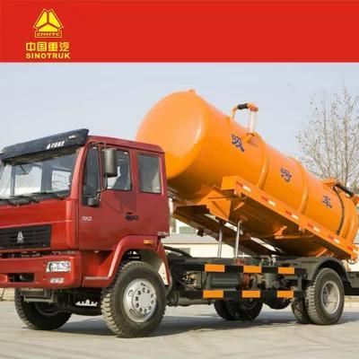 Top 10000L Cleaning Tanker HOWO Sewage Suction Truck