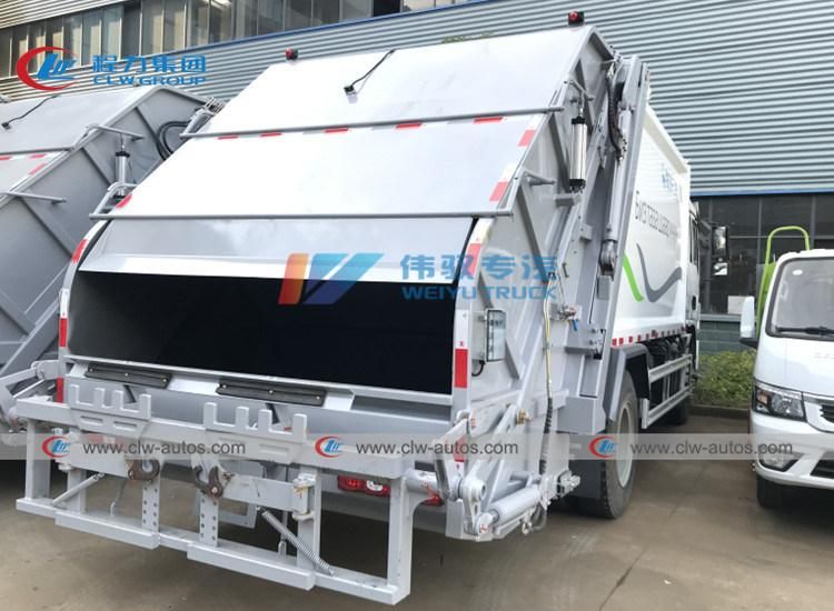 Shacman L3000 4X2 14m3 Rear Loader Waste Recycling Truck Garbage Collection Truck 14cbm Garbage Compactor Truck